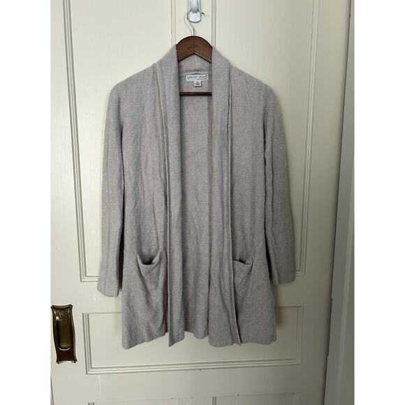 Barefoot Dreams Sweaters - Barefoot Dreams Cozychic Lite Open Draping Cardigan Womens Size Medium Gray Cozy